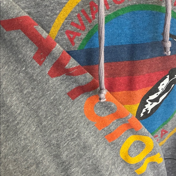 Aviator Nation Heather Gray Hoodie - Picture 2 of 8